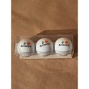 Vintage Spalding 1 Enjoy Life Arizona Souvenir Golf Ball Balls 3 Pack USA Made